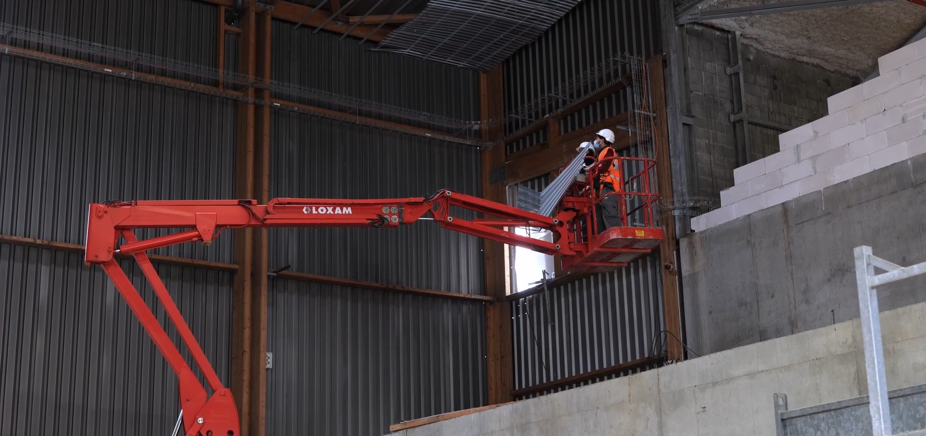Reportage sur le site Saint-Barthélemy-d’Anjou en construction phase 4