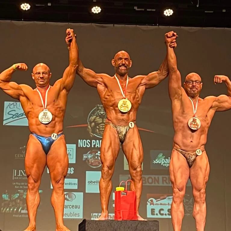Christophe Bozendorf sul podio